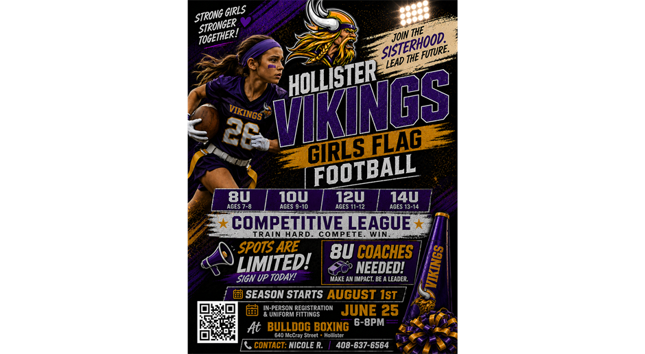 2026 Girls fall flag football